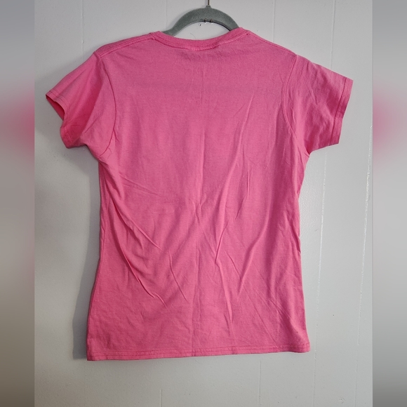 Pink, Lavender, White, and Purple K-State WIldcats Graaphic Tee - Size Large - Picture 2 of 4